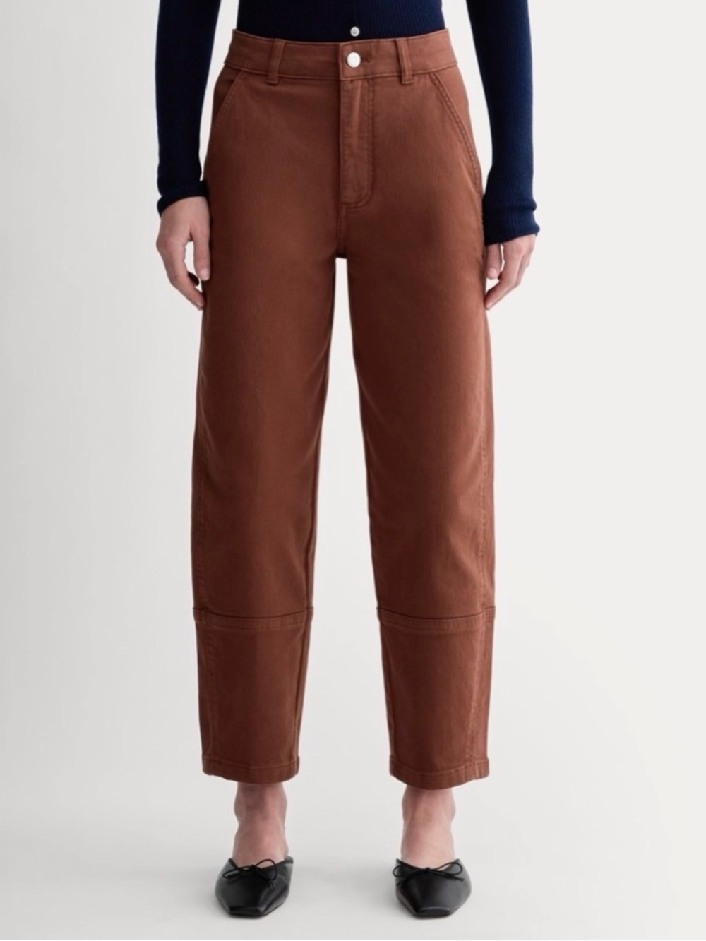Everlane THE UTILITY BARREL PANT Redwood